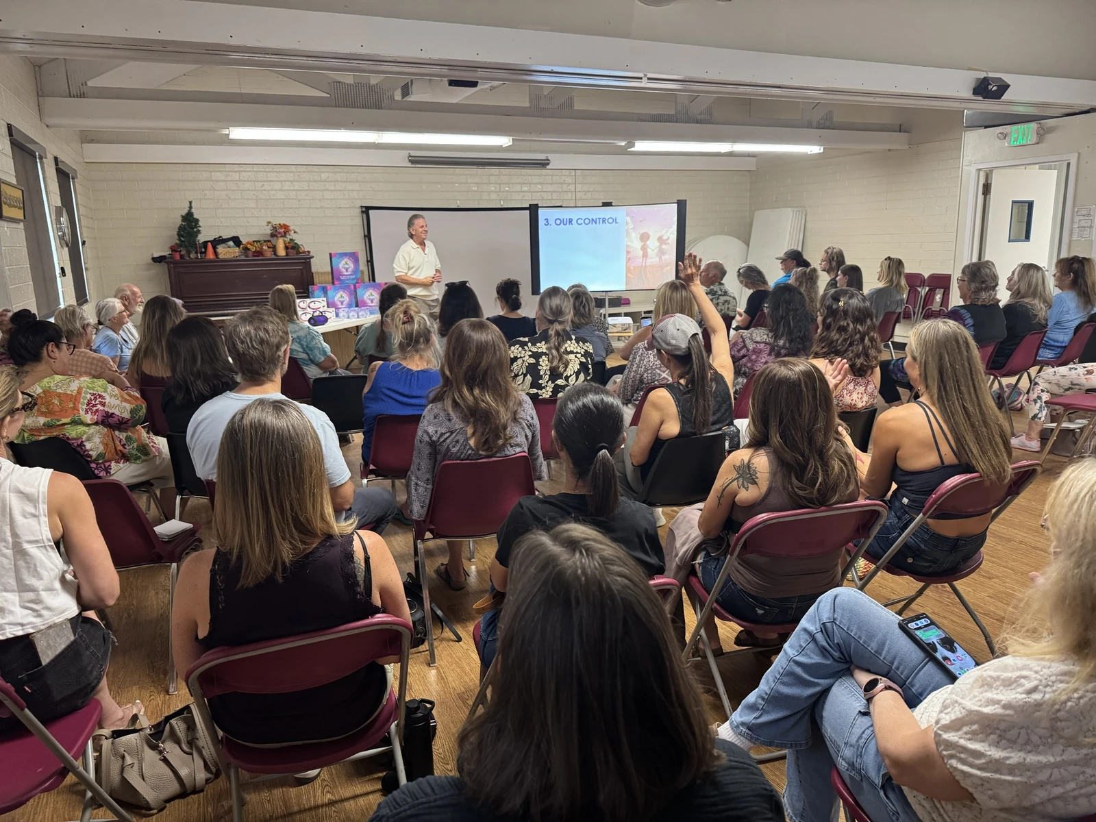 Paul Wagner teaching a full room at a recent Awaken workshop