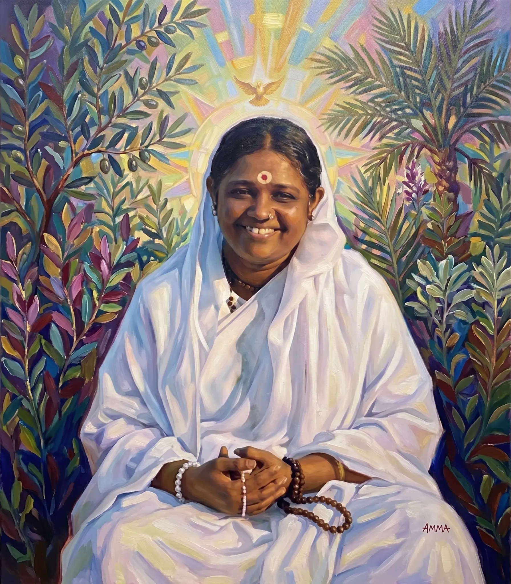 Artistic portrait of Amma